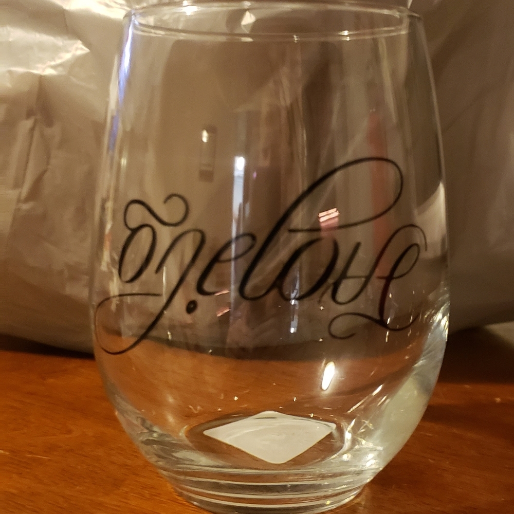 Stemless Wine Glass